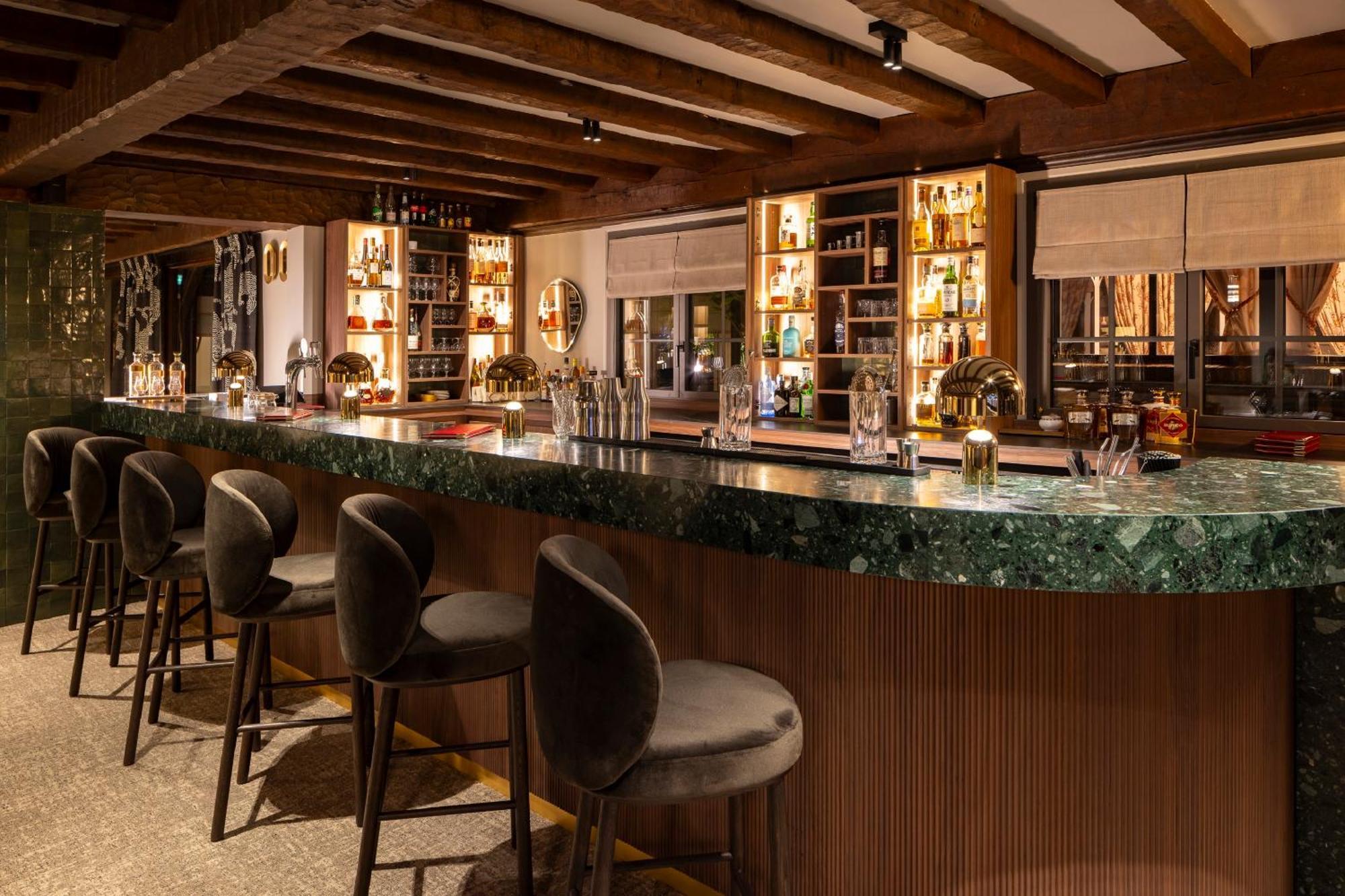 Hostellerie Briqueterie & Spa Champagne Vinay  Luaran gambar The bar at the Mandarin Oriental, Munich