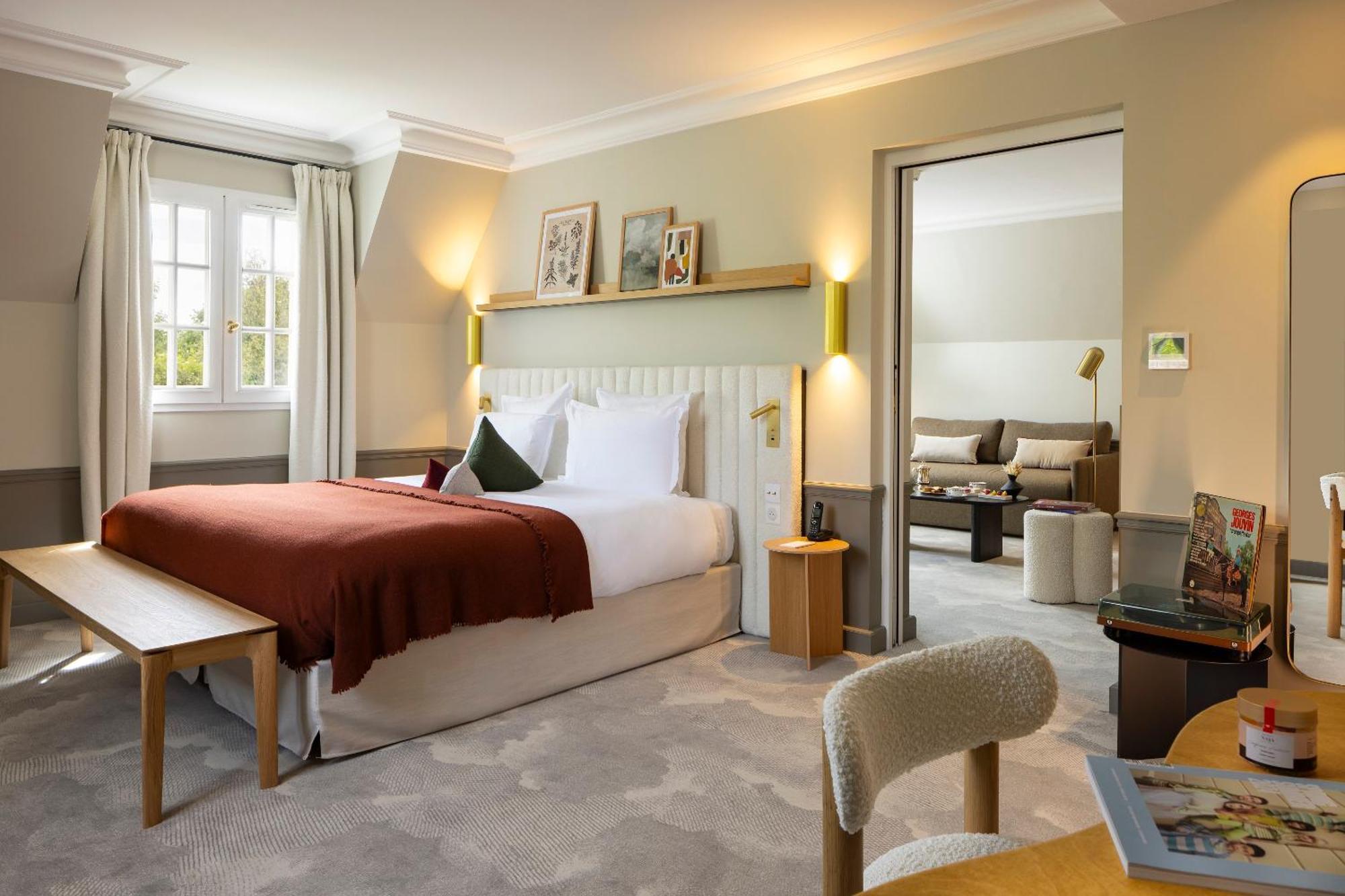 Hostellerie Briqueterie & Spa Champagne Vinay  Luaran gambar A suite at the hotel
